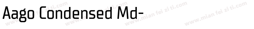 Aago Condensed Md字体转换